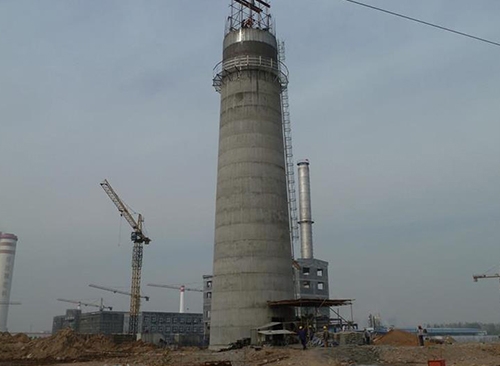 水泥烟囱新建